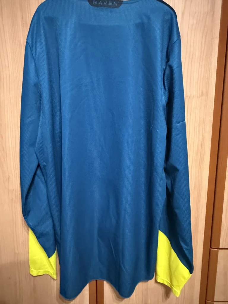 Raven RV Two MX jersey back view showing lightweight breathable fabric