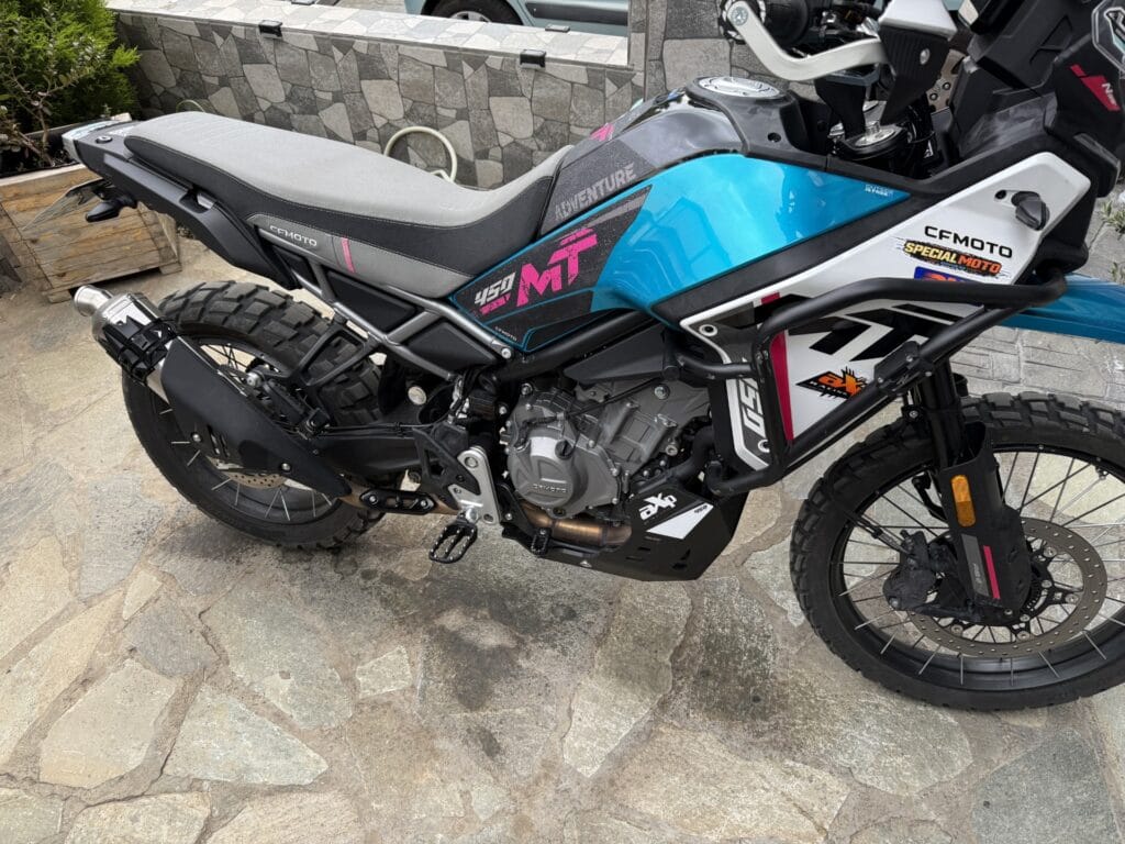 CFMOTO 450MT με Sharon Exhaust τοποθετημένη, πριν από off-road χρήση